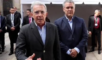 Álvaro Uribe e Iván Duque. 