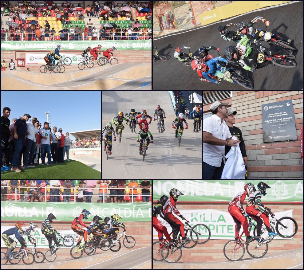 Imágenes de la inauguración de la pista de BMX Daniel Barragán.