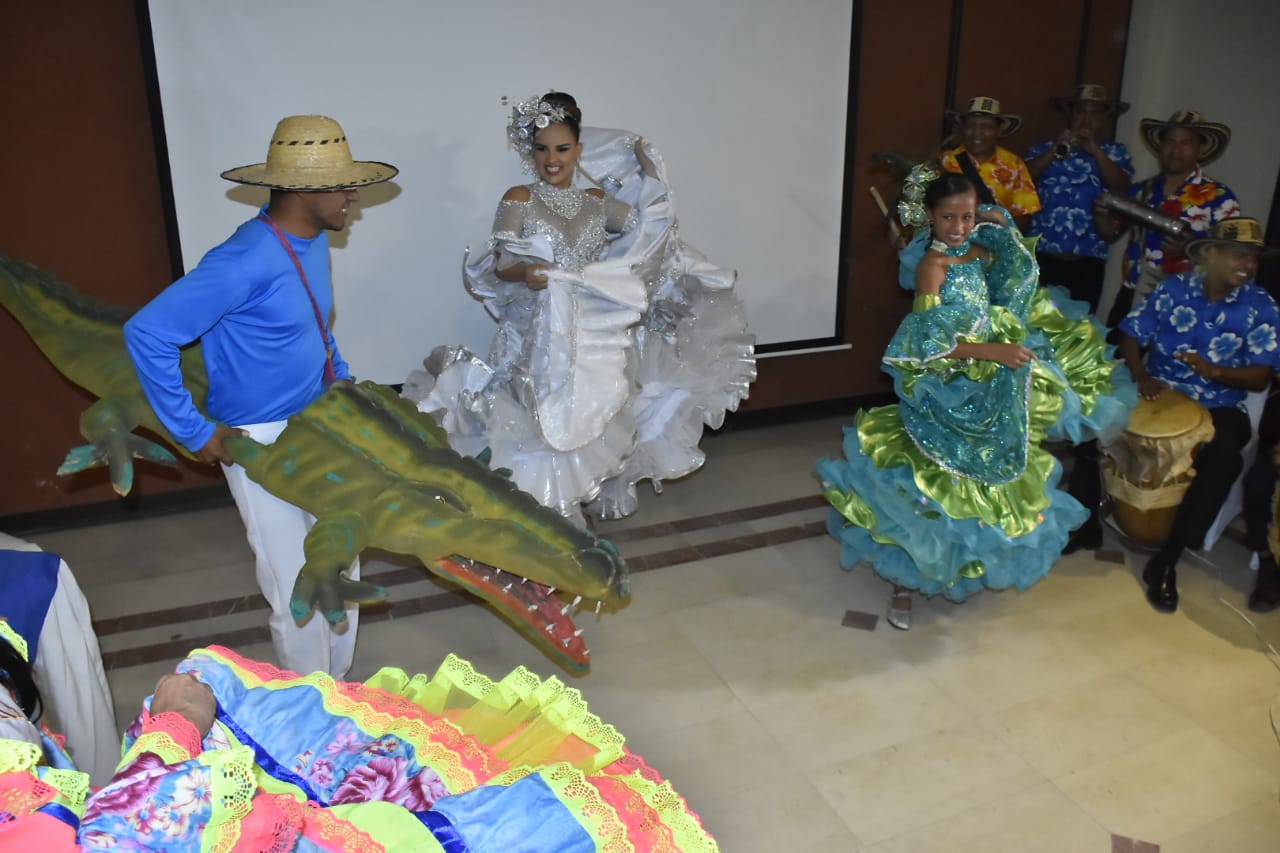 Muestra folclórica del Festival del Caimán Cienaguero 2019.