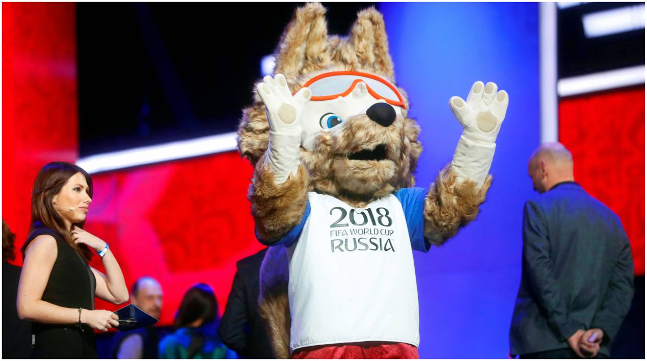 Zabivaka, mascota de la Copa del Mundo FIFA Rusia 2018.