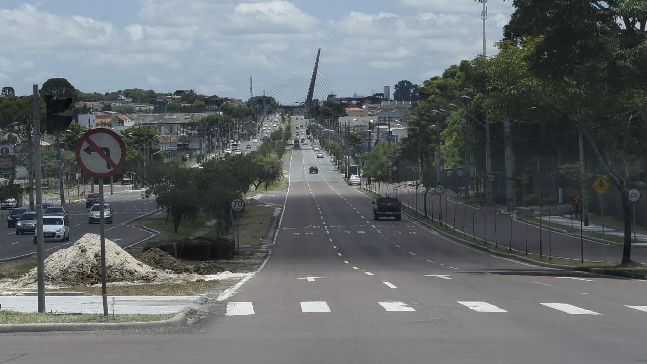 Las vías de la ciudad de Curitiba están entre las mejores de Brasil. 