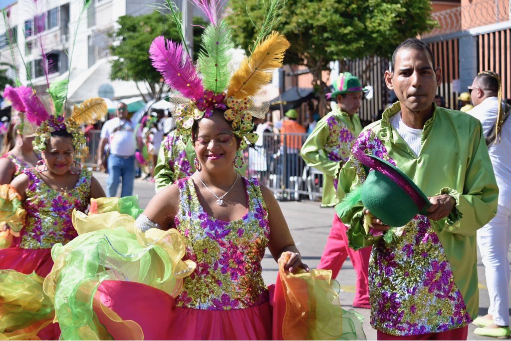 Ilusión Caribe, de Fides, en pleno desfile.