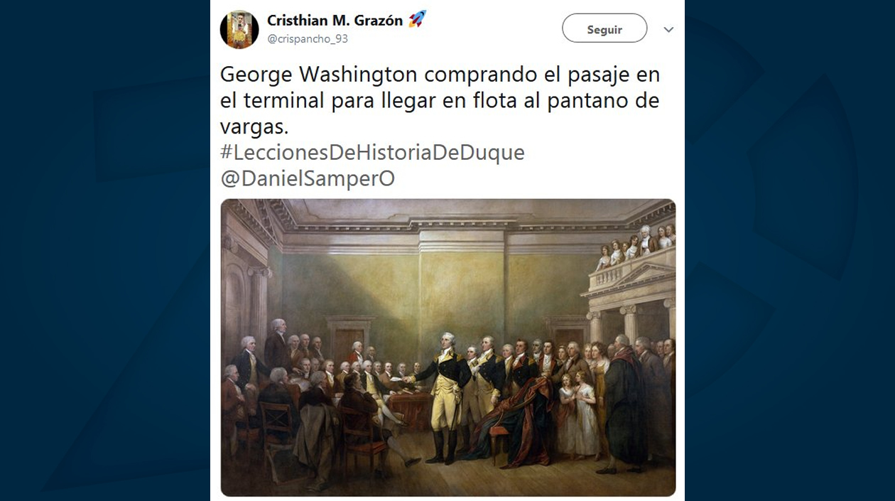Memes alusivos al error histórico del Presidente Iván Duque.