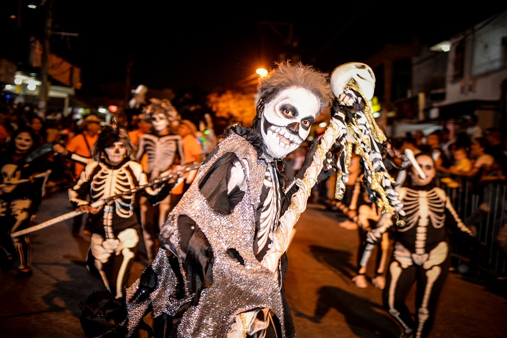 Desfile del Ceremonial de la Muerte en Soledad.