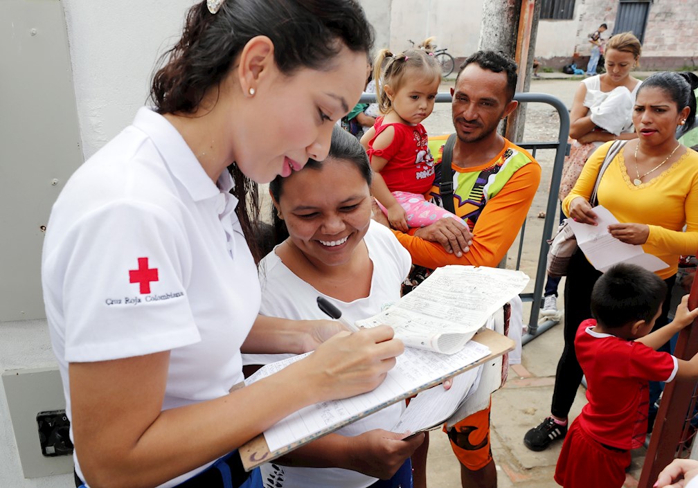 Refugio médico para venezolanos en Arauca.
