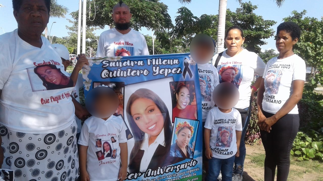 Familia de Sandra Milena Quintero.