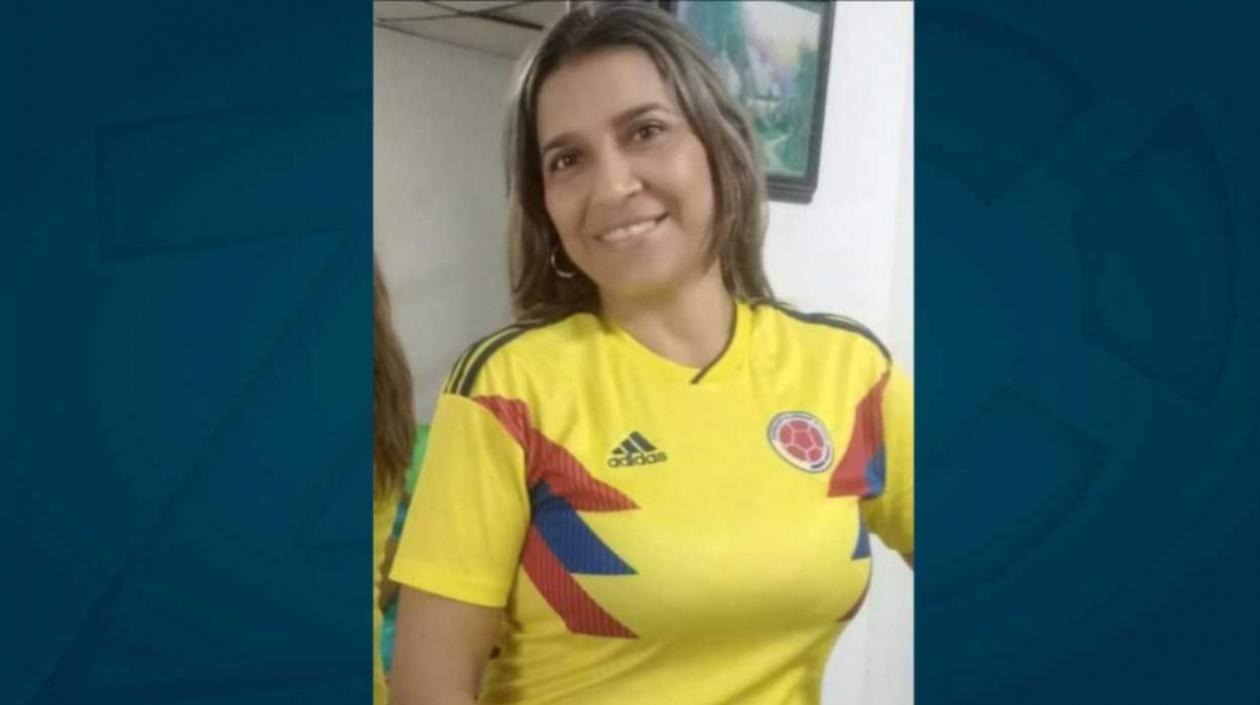 Brenda Pájaro Bruno salió de su casa con esta camiseta de la Selección Colombia ese 25 de julio del 2018.