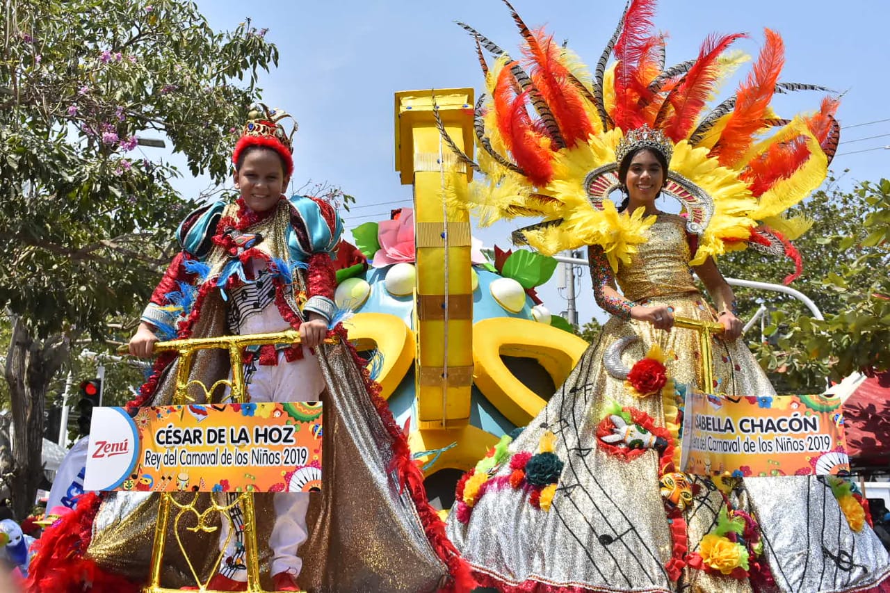 Carroza de los Reyes del Carnaval de los Niños.
