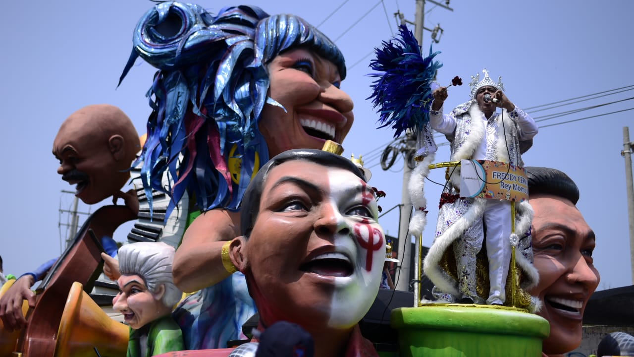 El Rey Momo del Carnaval, Freddy Cervantes.