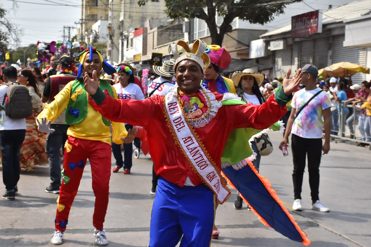El Rey Gay  del Carnaval del Atlántico, Jonatan Gamarra.