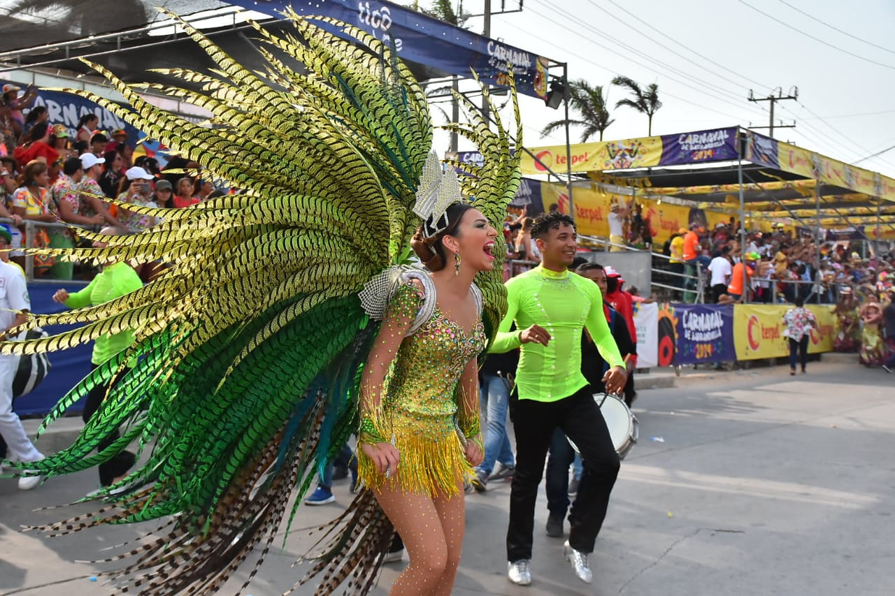 Carolina Segebre, reina del Carnaval de Barranquilla.