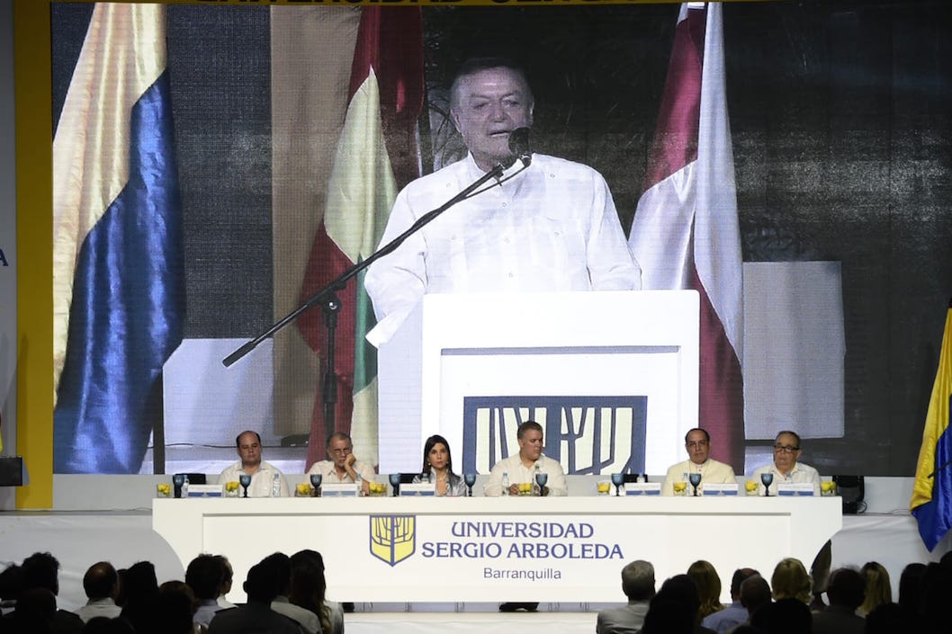 El Rector de la Universidad Sergio Arboleda, Rodrigo Noguera Calderón.