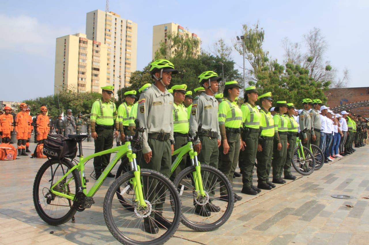 La Policía apoyará en las zonas donde es posible andar en bicicleta.