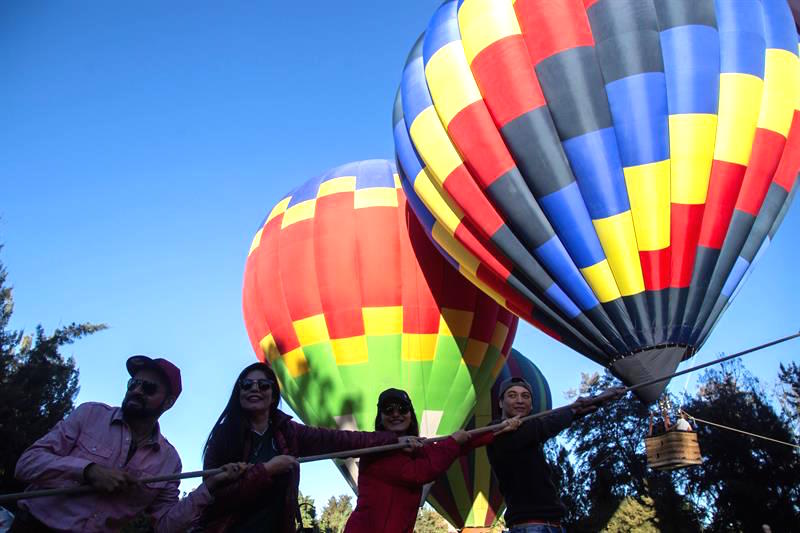  En la feria habrá dos formatos de aeronaves: un globo dirigible con cupo máximo de ocho personas y los globos para máximo cuatro personas.