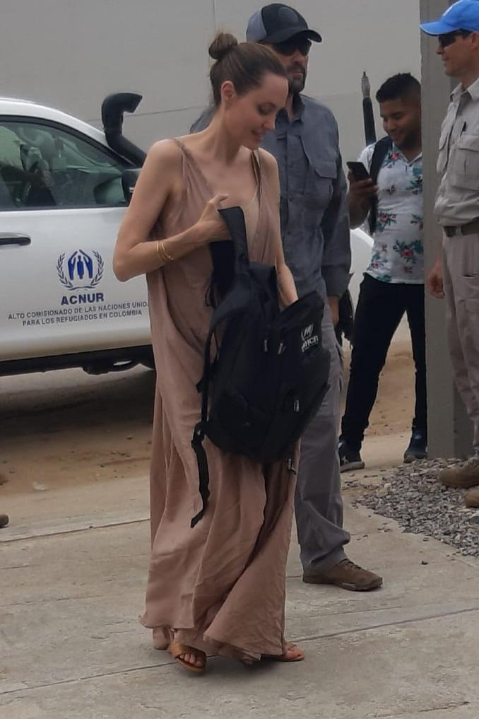 Angelina Jolie visita La Guajira para conocer situación de los refugiados venezolanos.