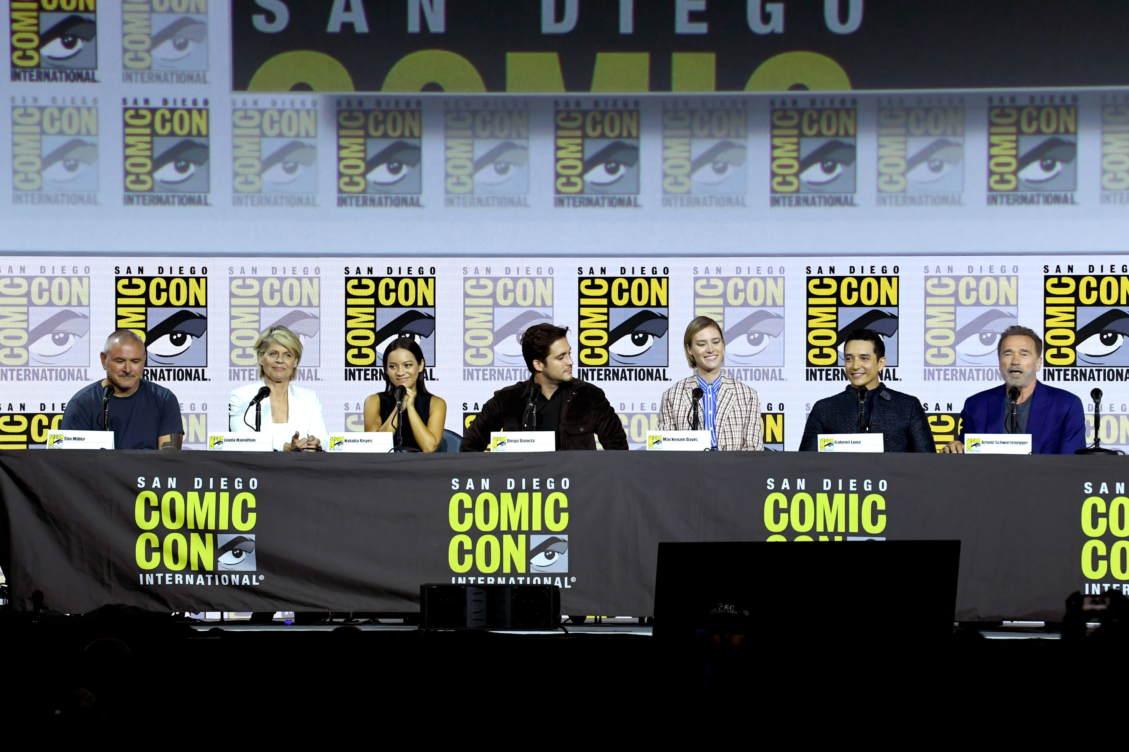 Panel de 'Terminator: Dark Fate' en Comic-Con 2019.
