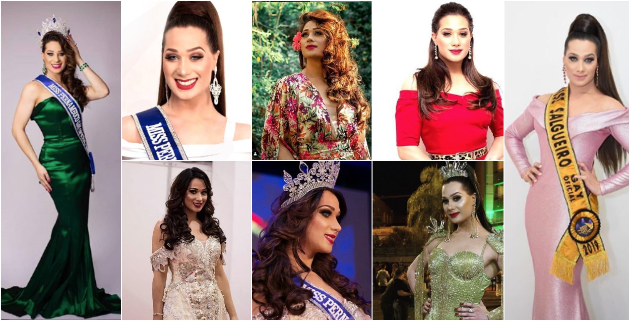 Algunas fotos de Antonia Gutiérrez, nueva Miss Gay Brasil 2019.