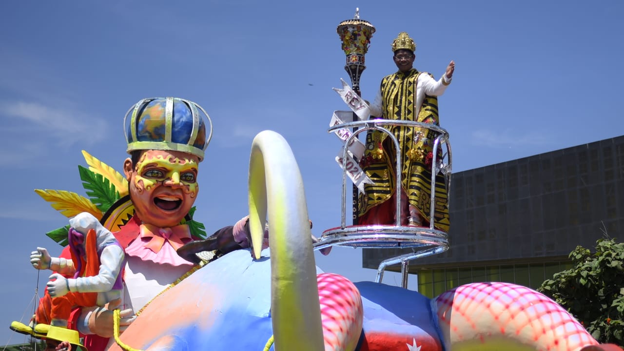 Rey Momo del Carnaval de Barranquilla.