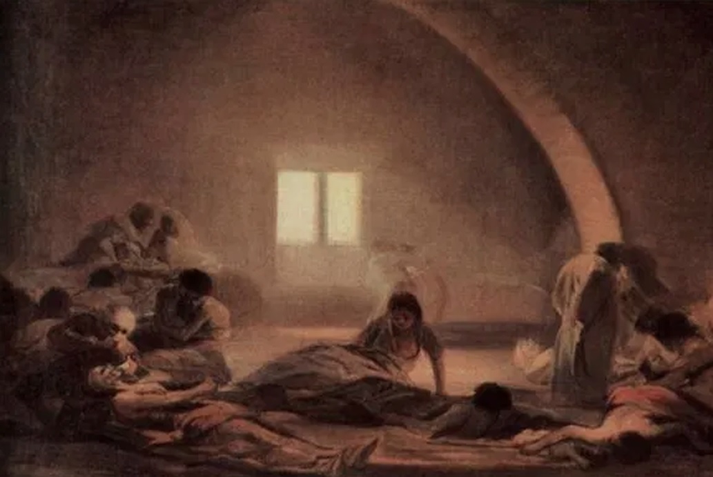 Corral de apestados de Goya.