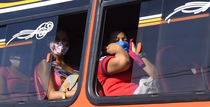Operación del 100 por ciento del transporte público en Barranquilla.