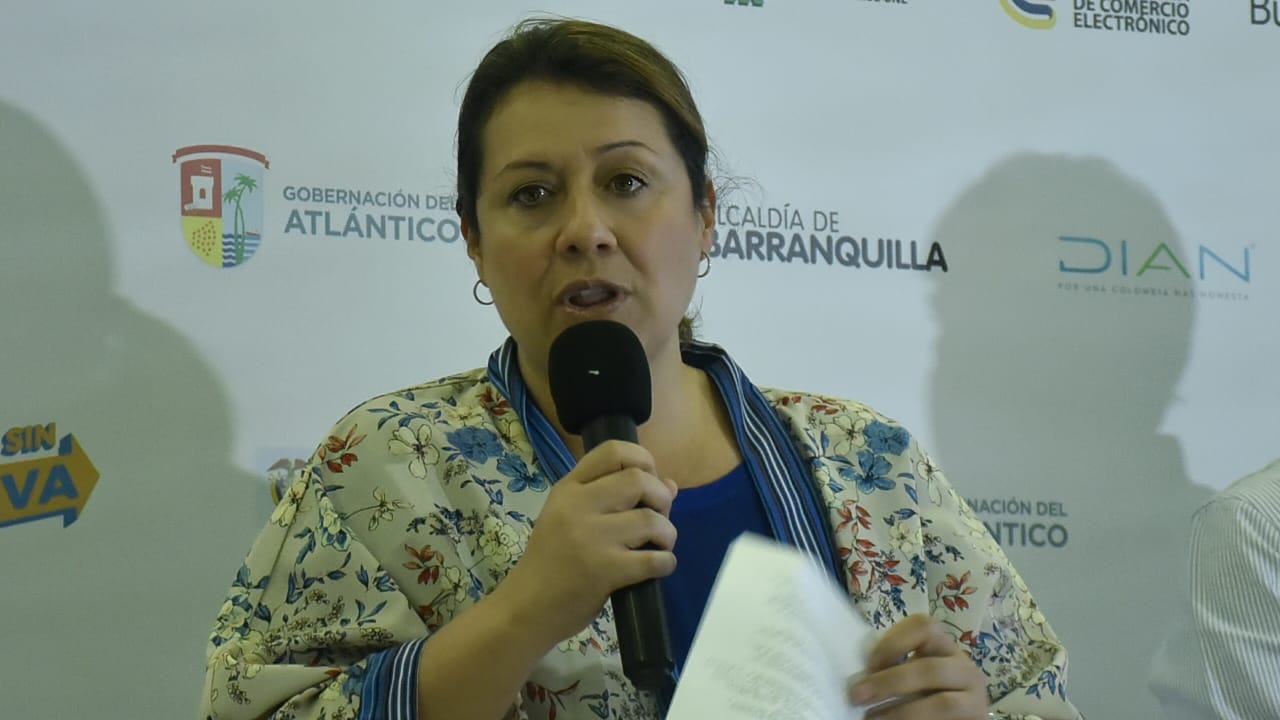 La Ministra de Comercio, María Ximena Lombana.