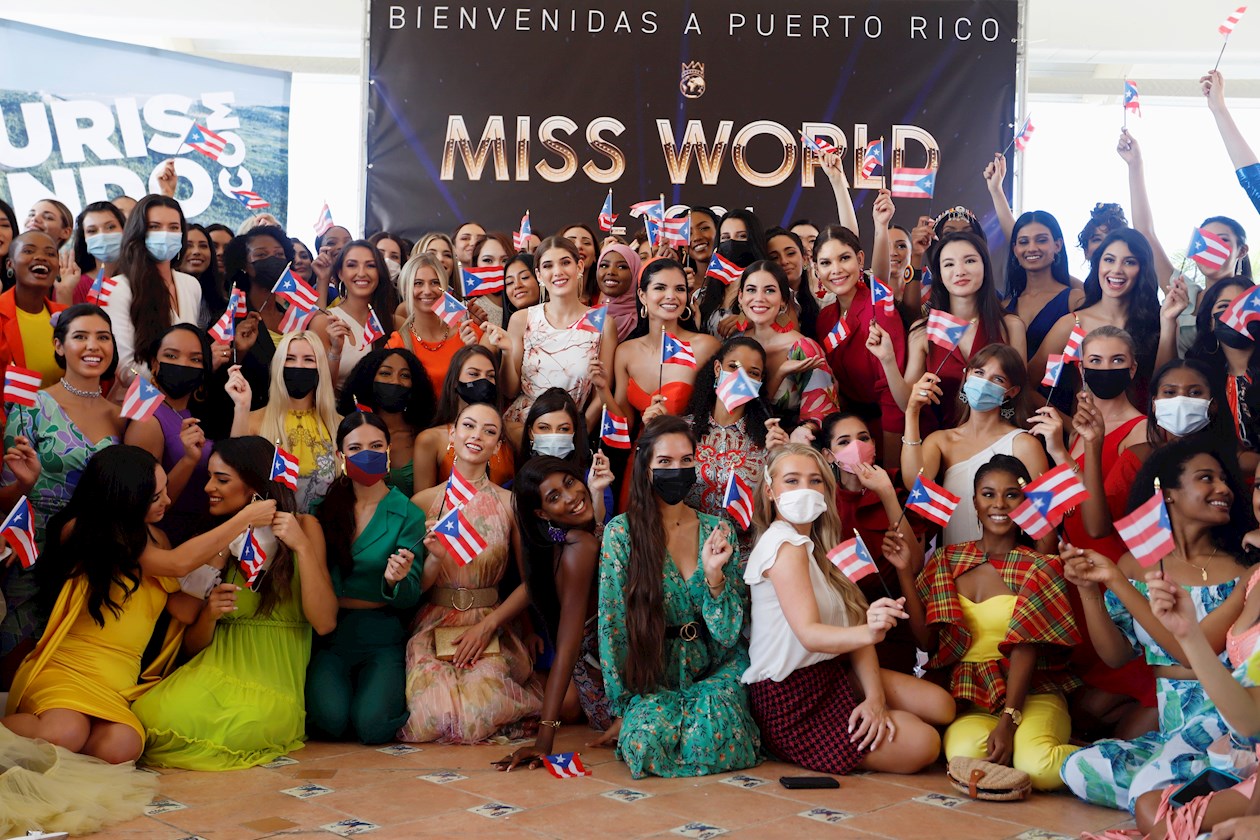 Las candidatas a Miss Mundo 2021.