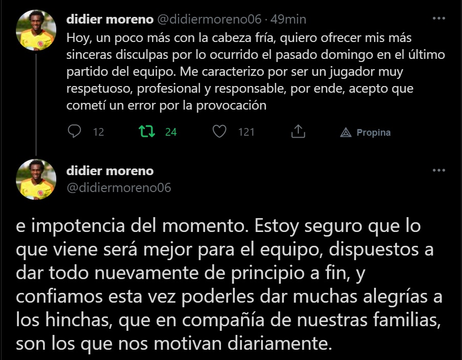 Trinos de Didier Moreno. 