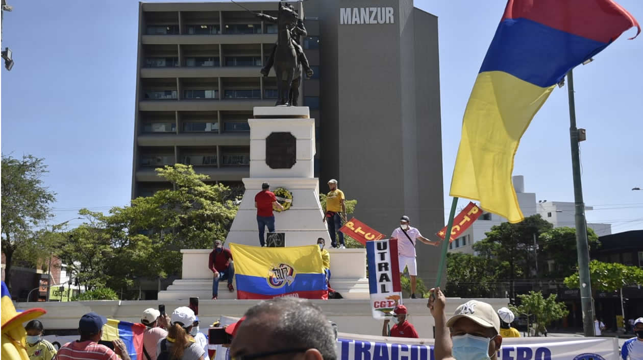 Manifestación del 20 de Julio en Barranquilla