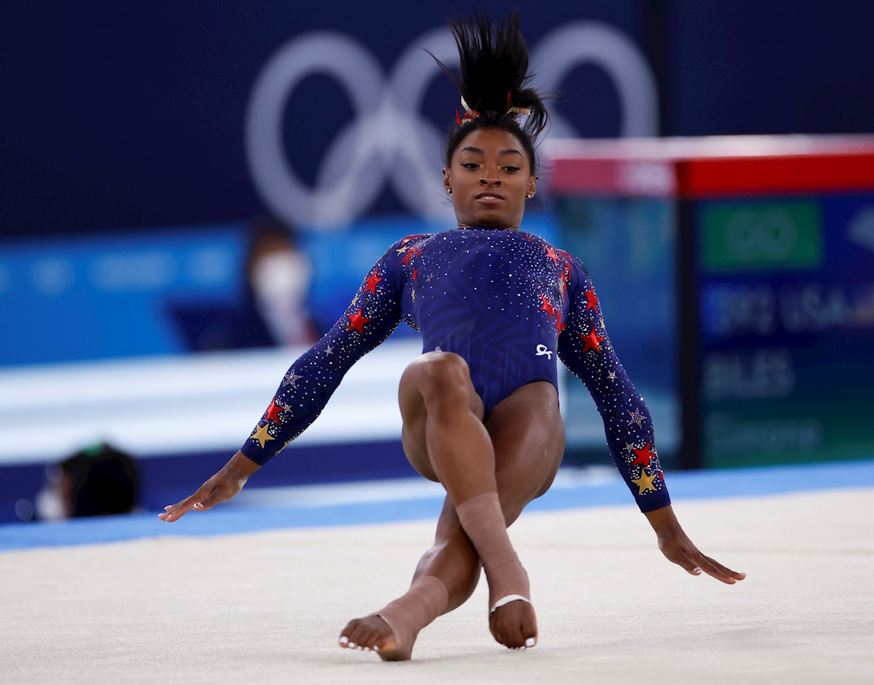 Gimnasta Simone Biles frente al psicólogo ZONA CERO