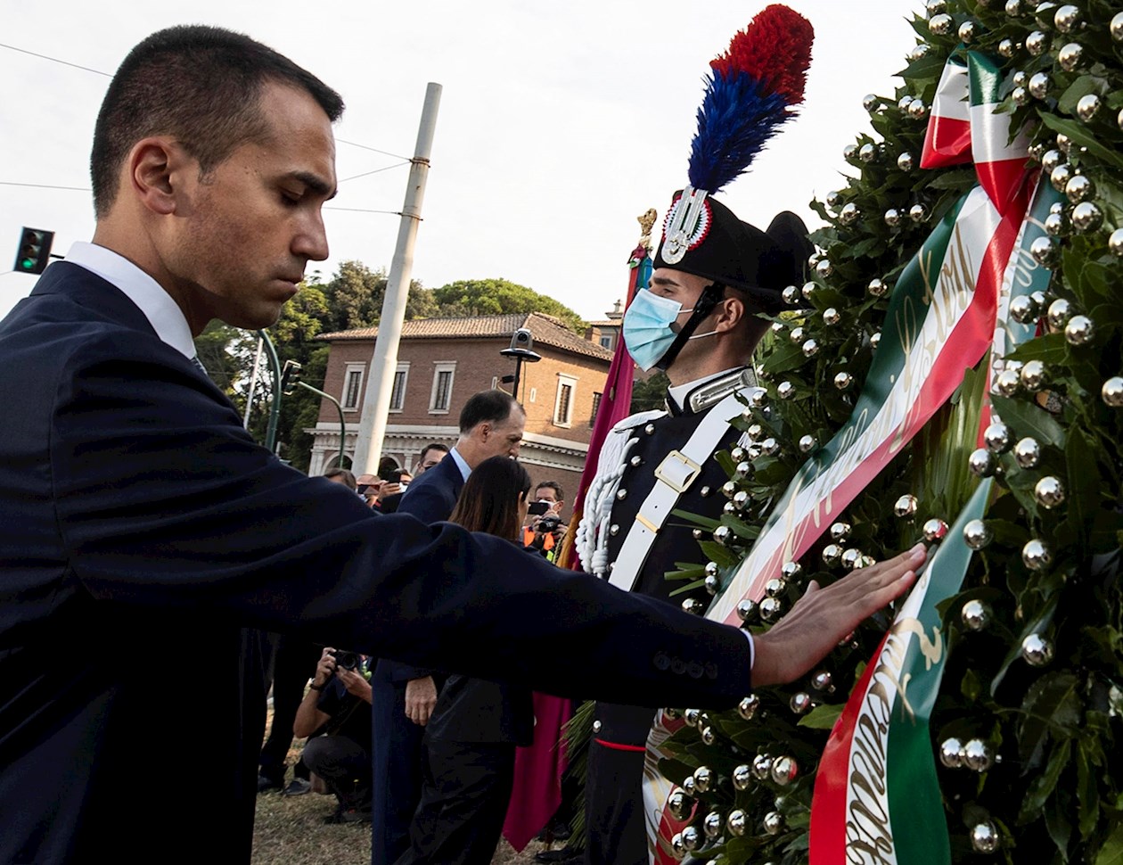 Homenaje a las víctimas en Italia.