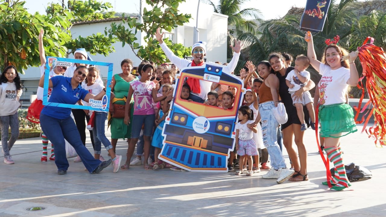 El Tren de la Vida llevó a los niños de Puerto Colombia a un viaje sobre los inmigrantes que ingresaron por el Municipio y se quedaron para aportar al desarrollo del Departamento.