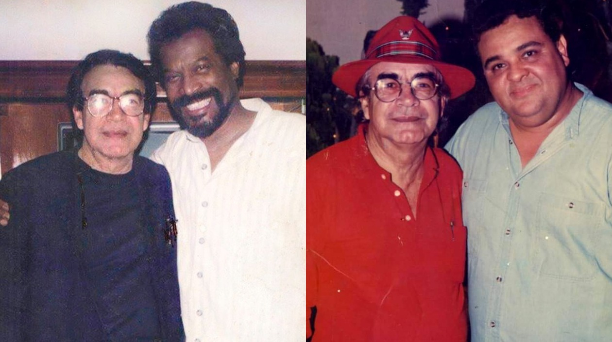 Julio César Fonseca con Pete 'Conde' Rodríguez y Ricardo Ray.