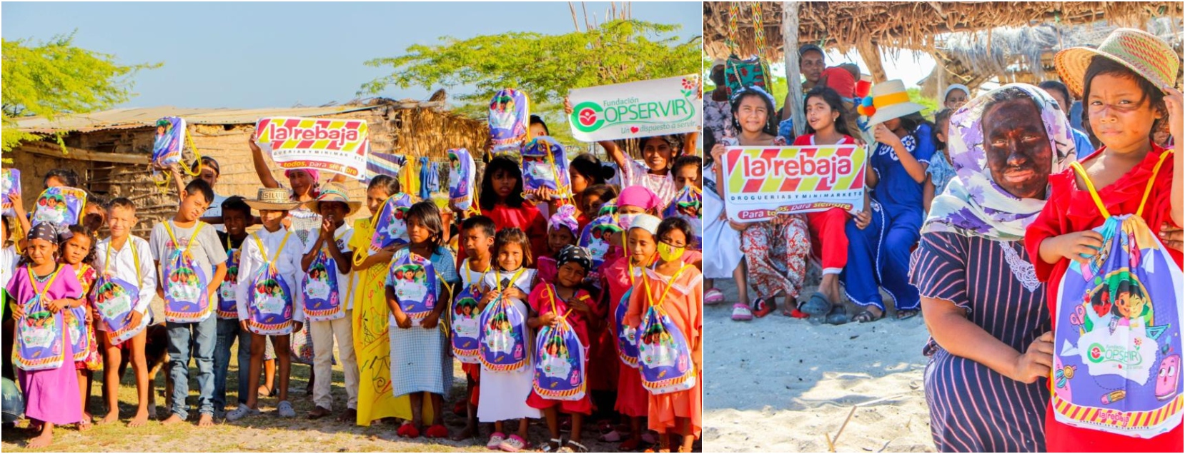 Comunidades indígenas de La Guajira recibieron donación.