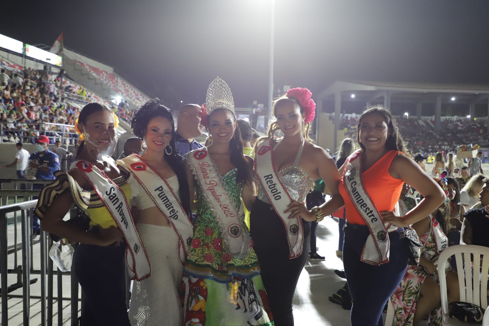 Las reinas populares del Carnaval dijeron sí al evento en el Romelio.