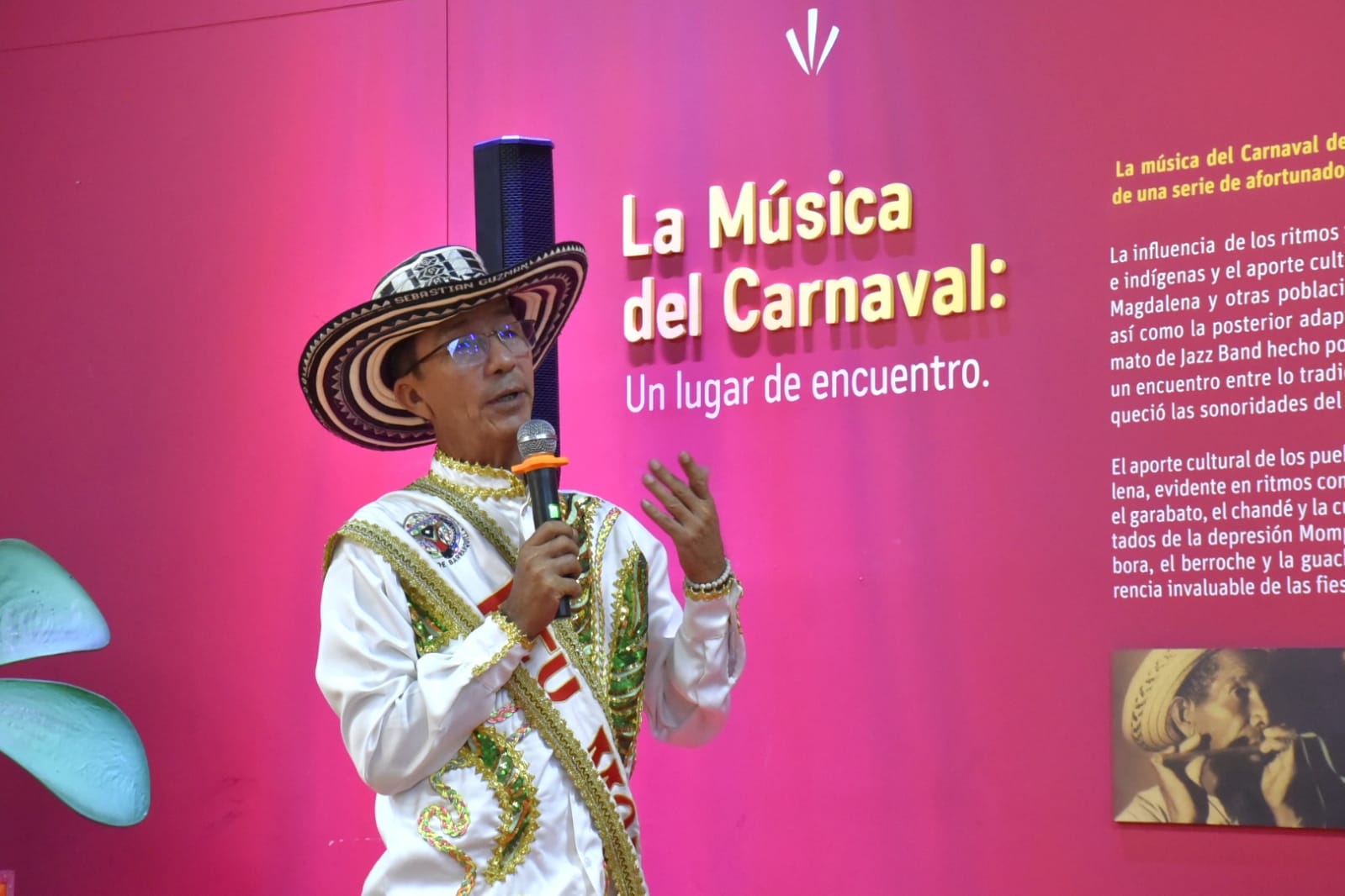 El Rey Momo del Carnaval 2023, Sebastián Guzmán Gallego.