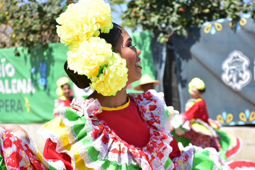 El grupo 'Trietnia con la danza del caimán cienaguero’.