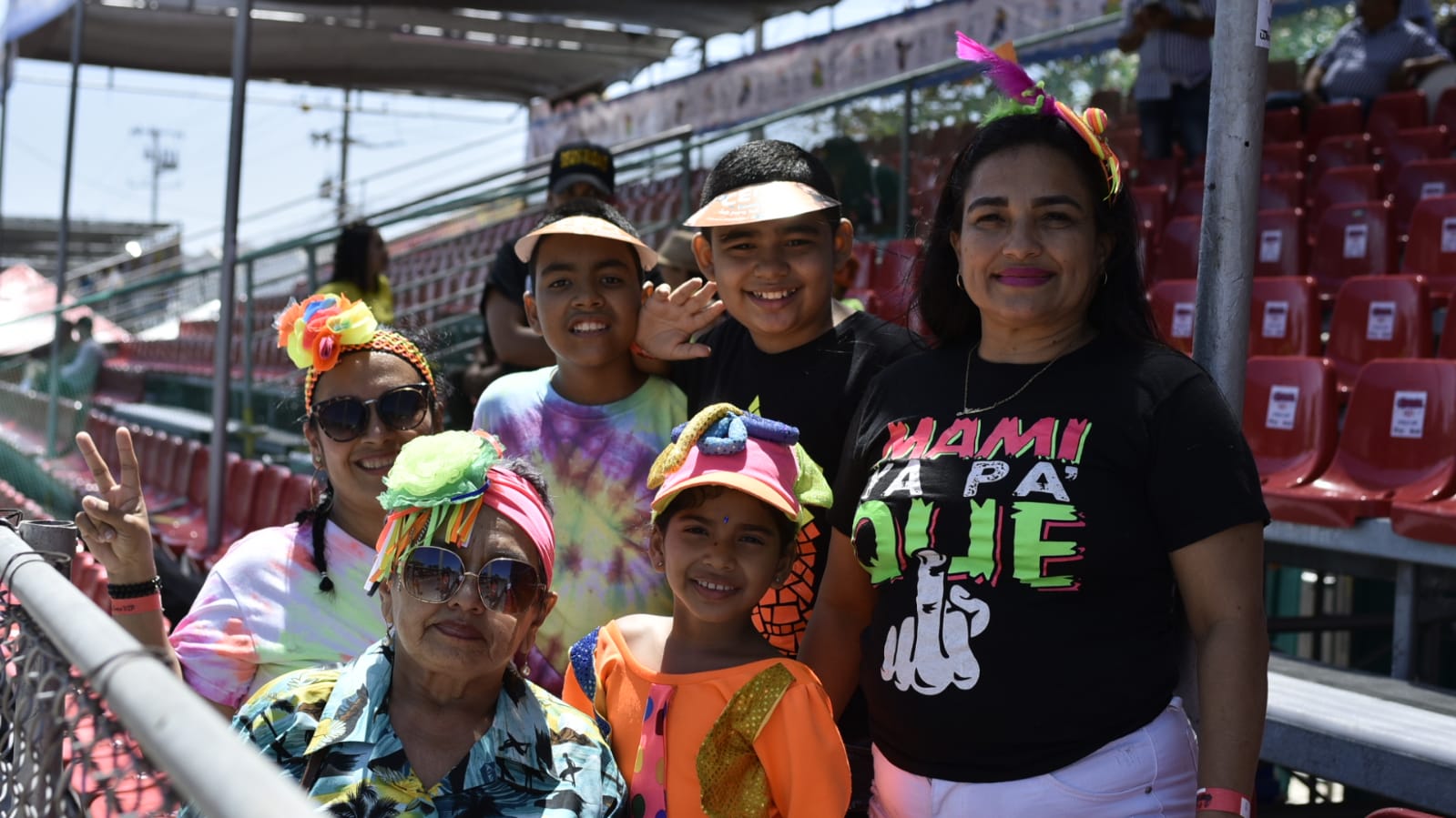 Yesenia Meza y su familia.