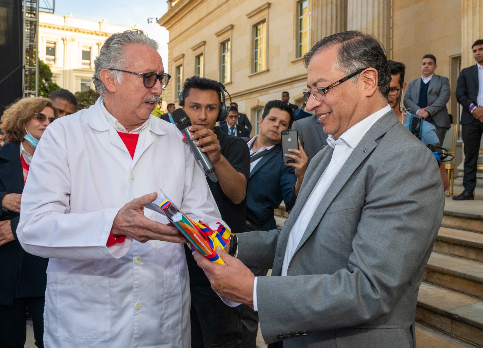 El Presidente Gustavo Petro en la presentación de la Reforma a la Salud