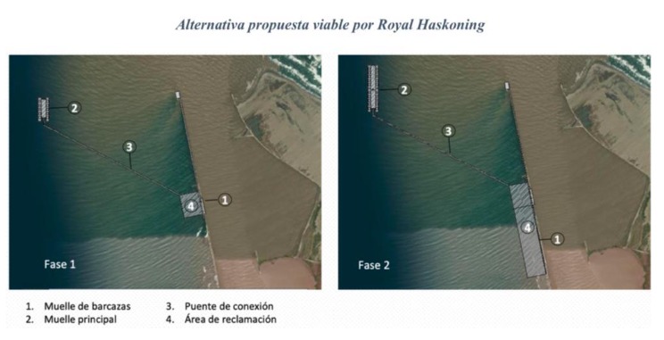 Alternativa propuesta viable por Royal Haskoning
