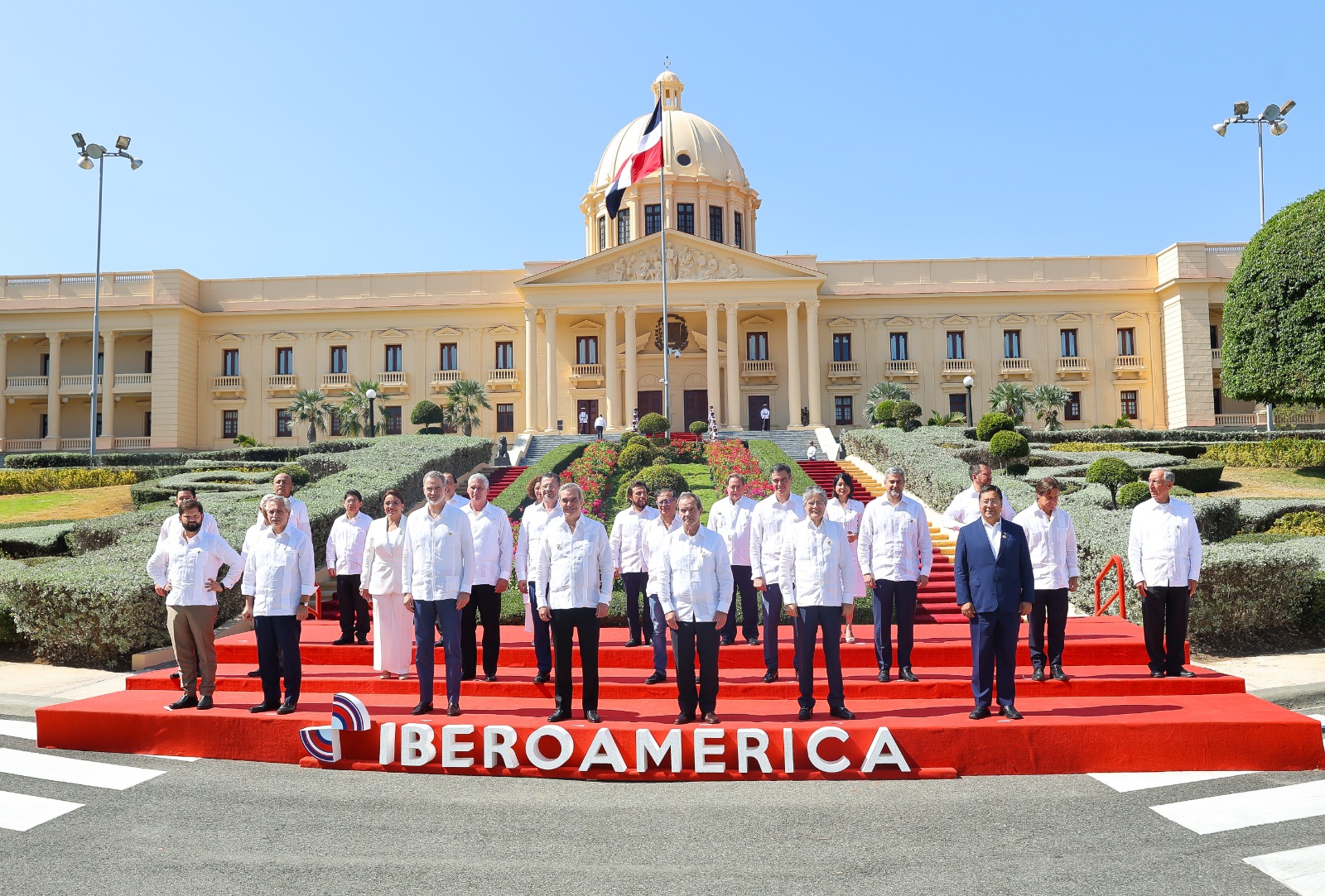 Los presidentes y mandatarios asistentes a la XXVIII Cumbre Iberoamericana