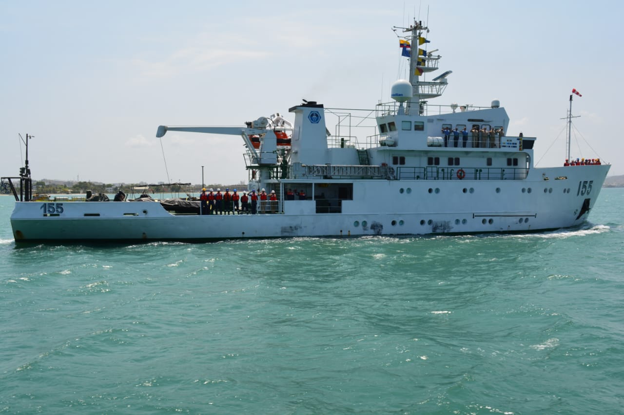La ARC 'Providencia' pertenece a los buques blancos al servicio de la Dirección General Marítima.