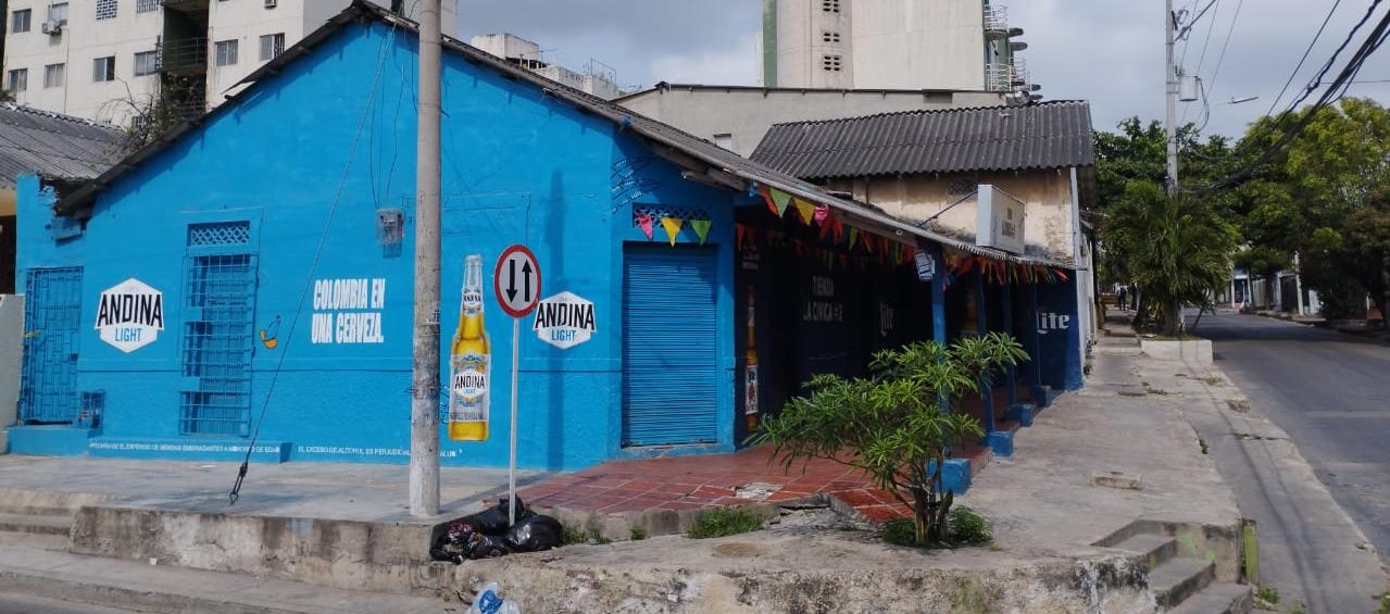 Varias tiendas en el barrio Chiquinquirá han cerrado por la extorsión. 