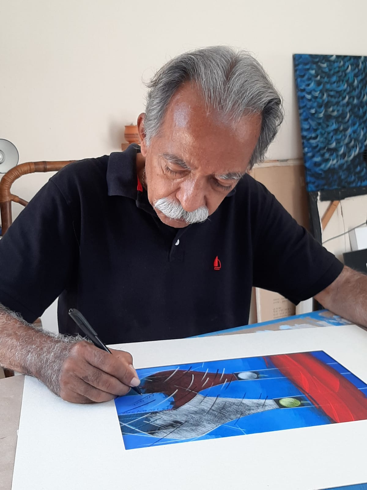 Eduardo Rosales Soto, artista plástico barranquillero