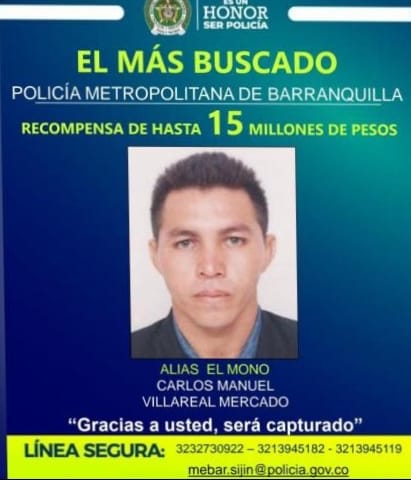 Carlos Manuel Villarreal, el más buscado por feminicidio