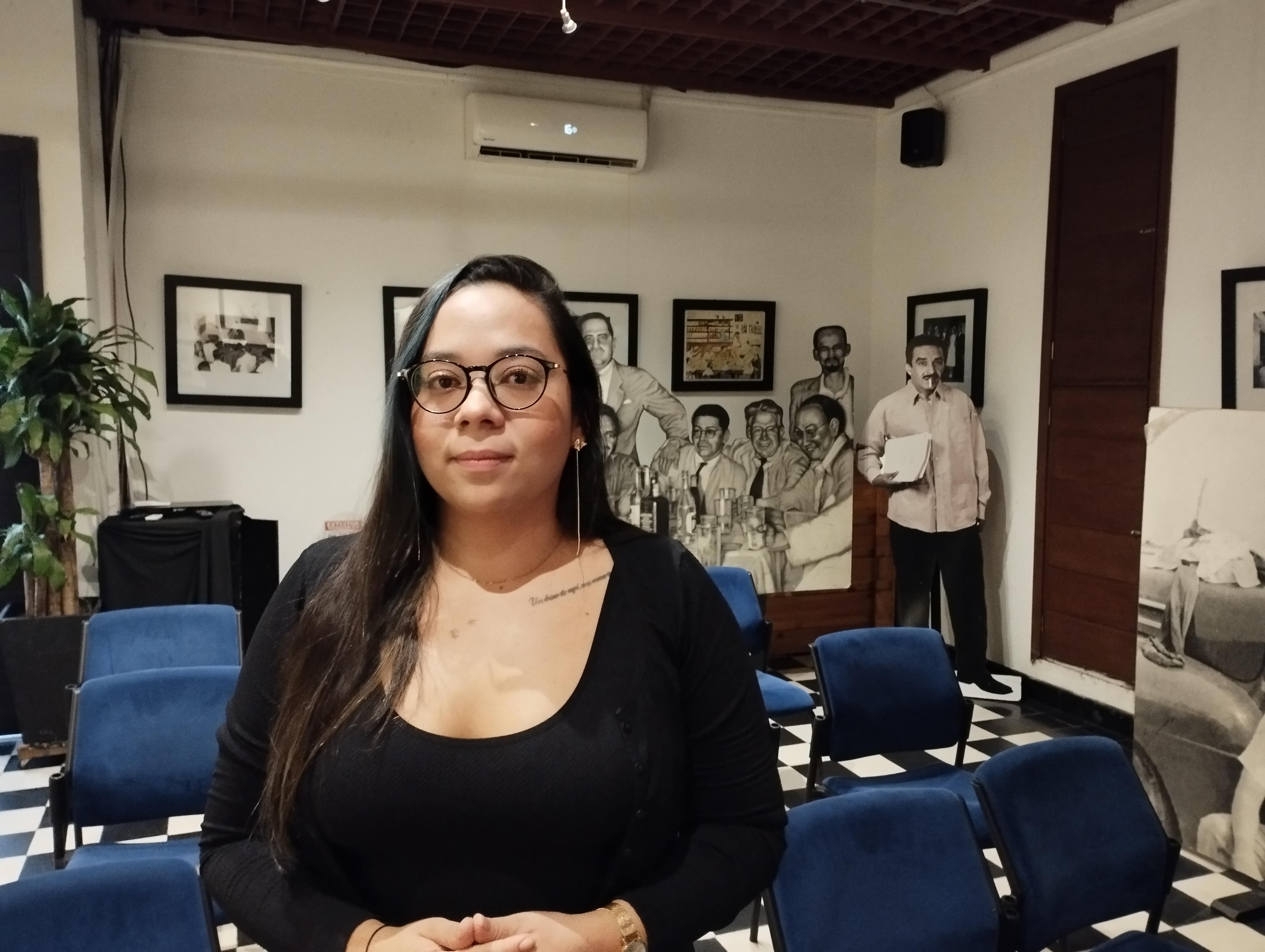 Mayra Díaz Montes, coordinadora cultural de la Fundación La Cueva