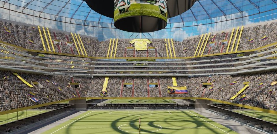 Arena del Río estaba proyectada como la nueva 'Casa de la Selección Colombia'.