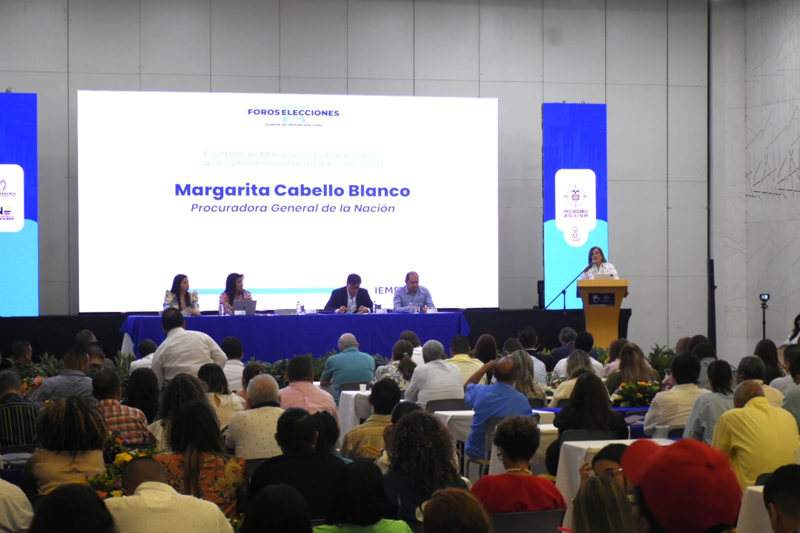 Margarita Cabello en el Foro sobre Proceso Electoral