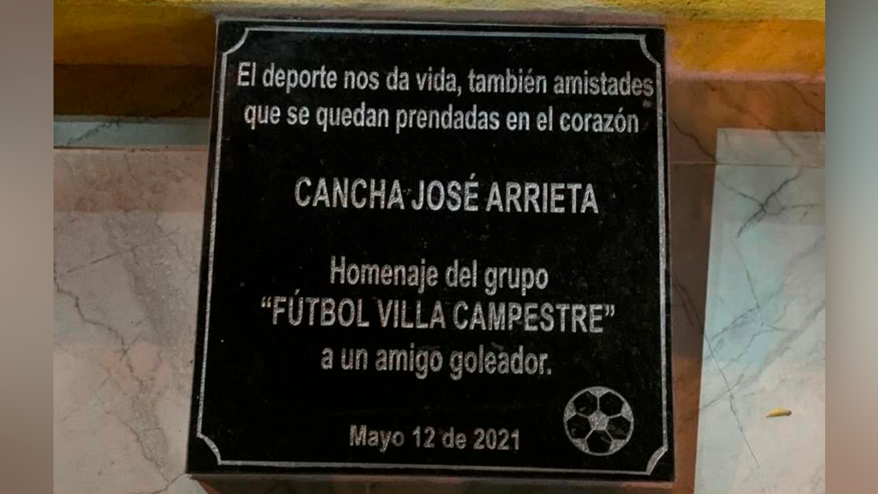 Placa José Arrieta