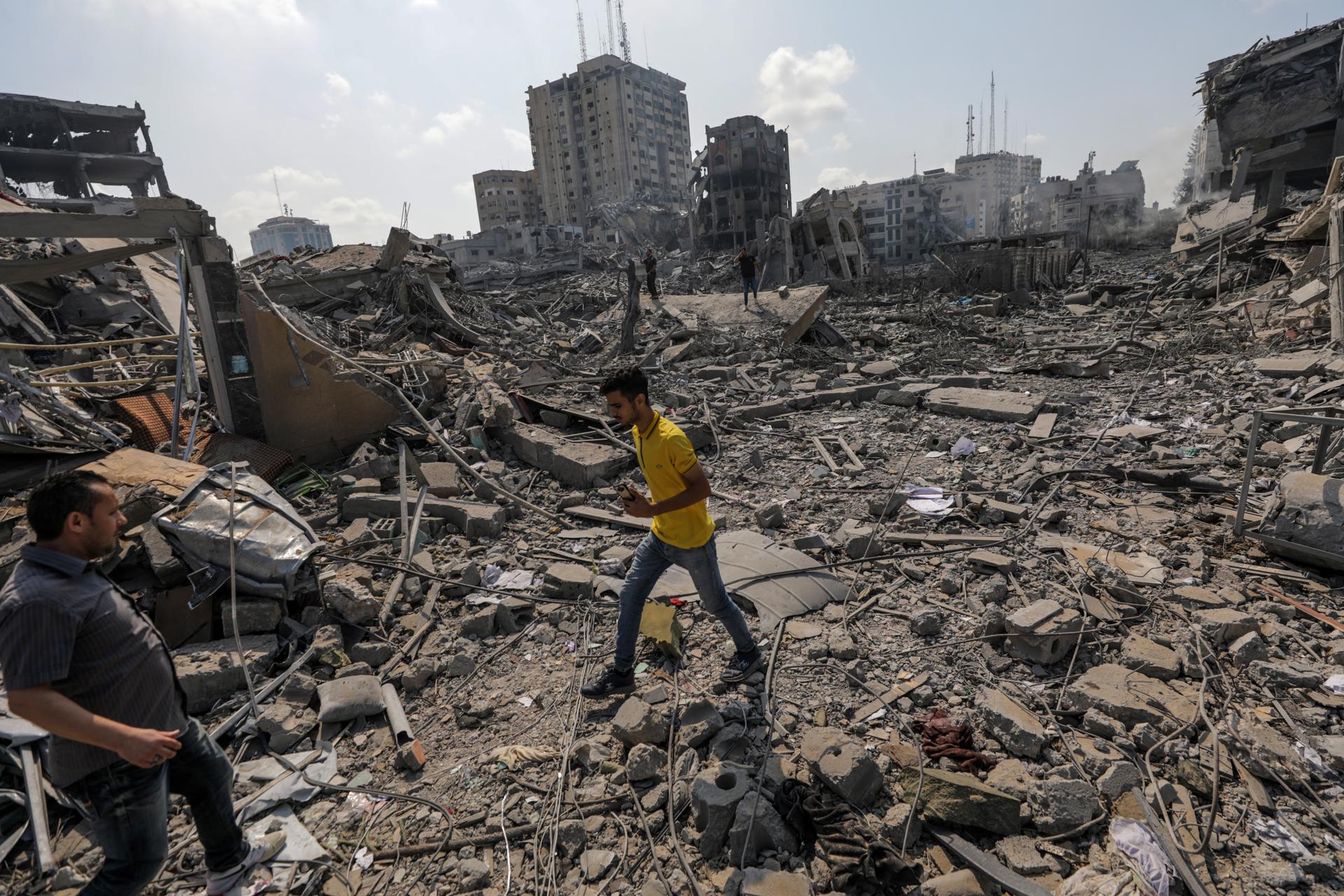 Daños en los ataques a la franja de Gaza