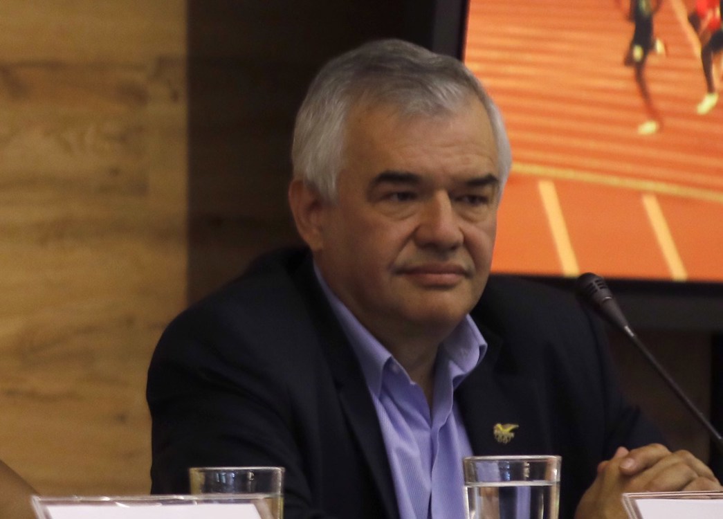 Ciro Solano, presidente del Comité Olímpico Colombiano. 